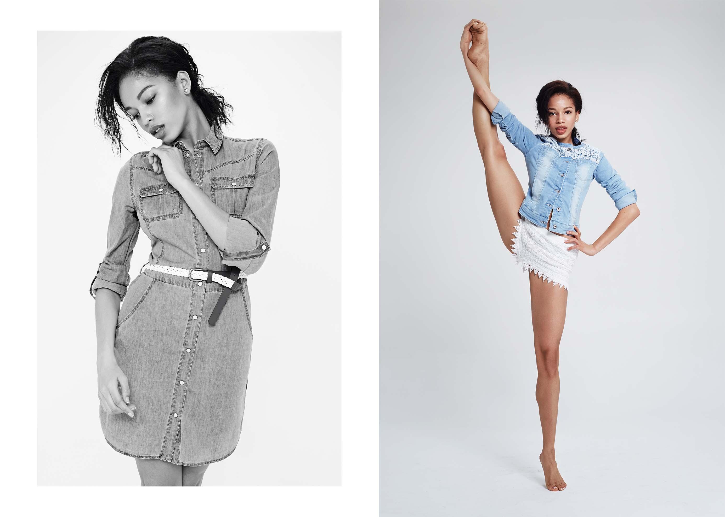 Denim Lookbook SS'16 with Olympia Alfa