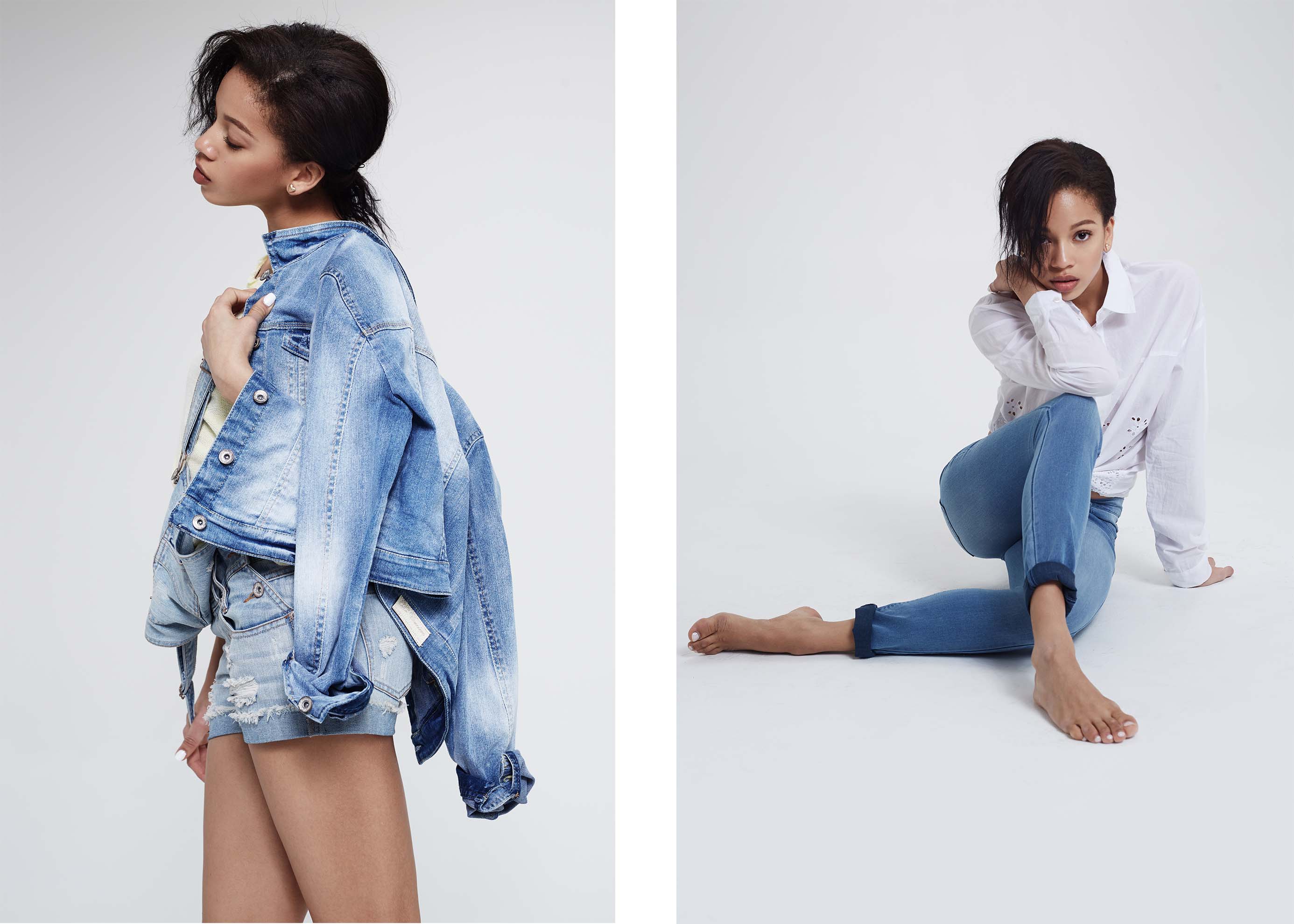 Denim Lookbook SS'16 with Olympia Alfa