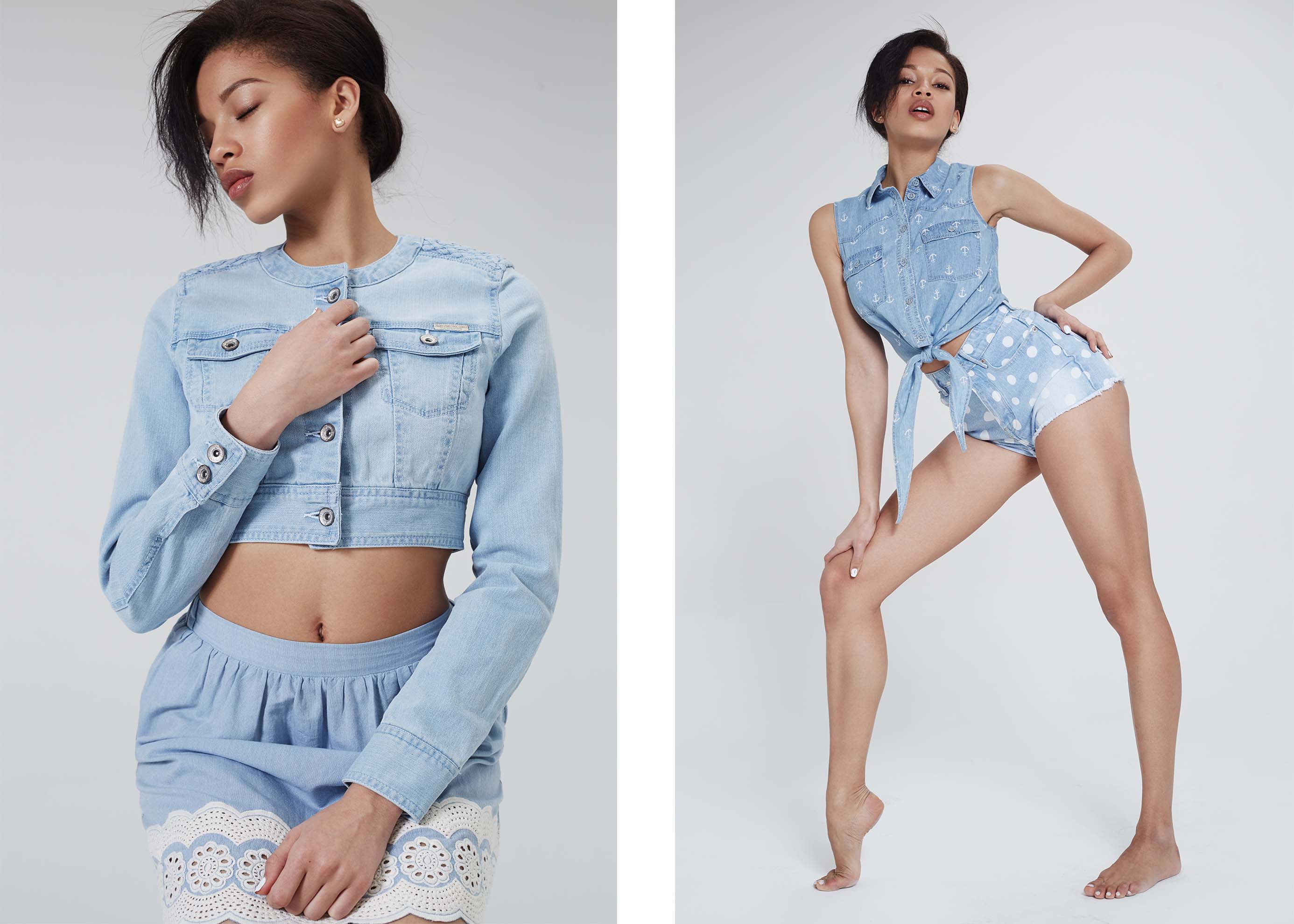 Denim Lookbook SS'16 with Olympia Alfa